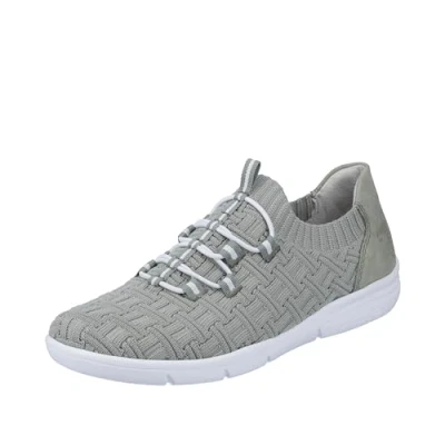 Image of Rieker Women&#039;s L7463 Sneaker, Green, 4 UK