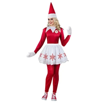 Image of Elf On The Shelf Lady Adult Costume Medium