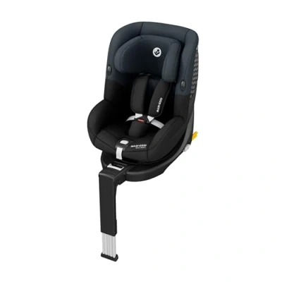 Image of Maxi Cosi Mica 360 S, Car Seat, 3 Months 4 Years (61 105cm), Baby FlexiSpin Rotation, 5 Recline Positions, G Cell Protection, Easy in Harness Hooks, Tonal Black