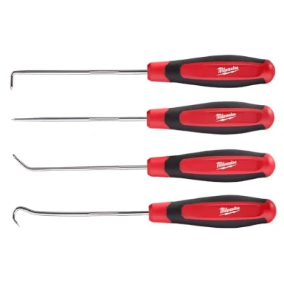 Image of Milwaukee Electric Tools MLW48 22 9215 Hook &amp; Pick Set, Red