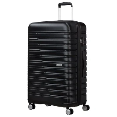 Image of American Tourister Flashline Spinner L, Suitcase, 78 cm, 100/109 Black (Shadow Black), L (78 L), Suitcases &amp; Trolleys