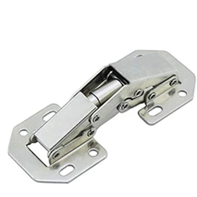 Image of Cabinet Door Hinges, Tiberham 90 Degree No Drilling Hole Furniture Surface Mount Folding Heavy Duty Concealed Kitchen Cupboard Hinges (Pack of 10)