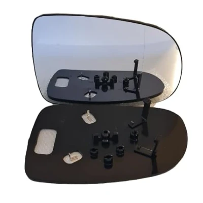Image of RC Replacement Wing Mirror Glass for Vaux Corsa C 2000 2001 2002 2003 2004 2005 2006 models Heated (Right Hand Side UK Driver Side)