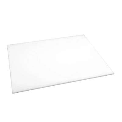 Image of Hygiplas Large High Density White Chopping Board for Bakery 60x45cm