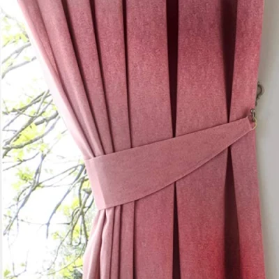 Image of Fusion Dijon Pair of Curtain Tiebacks, Blush, Pink