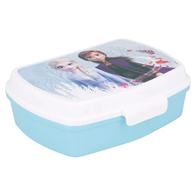 Image of STOR Rectangular SANDWICHERA Frozen II Blue Forest, Multicoloured, Estándar