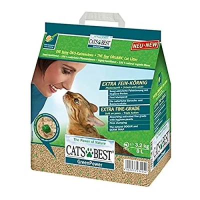Image of Cat&#039;s Best Green Power 29776 Cat Litter 2.9 kg
