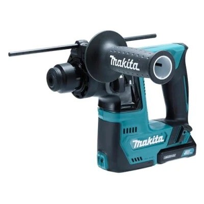Image of Makita HR140DWMJ 12V Max Li ion CXT 14mm Rotary Hammer Complete with 2 x 4.0 Ah Batteries and Charger Supplied in a Makpac Case