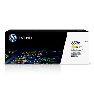 Image of HP W2012X 659X High Yield Original LaserJet Toner Cartridge, Yellow, Single Pack