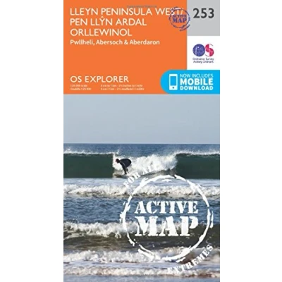 Image of Explorer Active 253 Lleyn Peninsula West Map With Digital Version