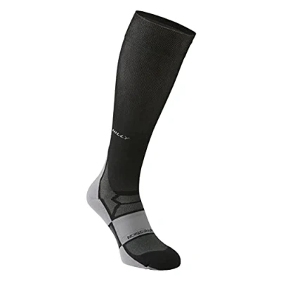 Image of Hilly Socks, Pulse Sock Min Cushioning, Black/Grey XL