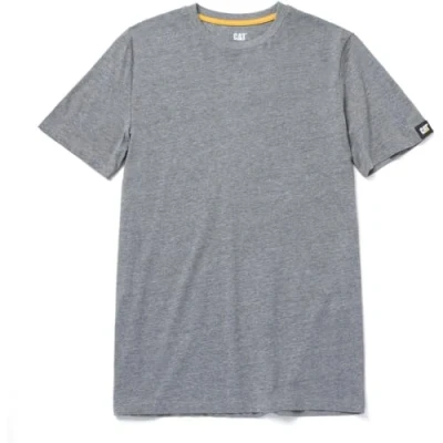 Image of Caterpillar Essentials Short Sleeve T Shirt Dark Heather Grey M Male