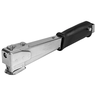 Image of Rapid R54 Heavy Duty Hammer Tacker for Roofing/Membranes/Carpeting, Strong All Steel Construction, Stapler, Uses Flatwire Staples No. 140, 6 14mm, Boxed (10566826)