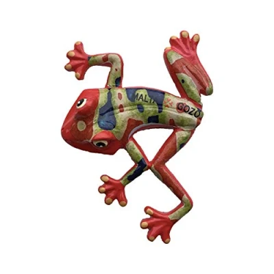 Image of Malta GOZO 3D Frog Refrigerator Magnet Souvenir Resin Collection,Malta Fridge Gift Magnetic Sticker Home Kitchen Decoration