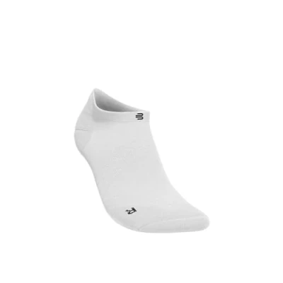 Image of Bauerfeind Ultralight Compression Socks Low Cut Unisex Size 5 6.5 White for Running