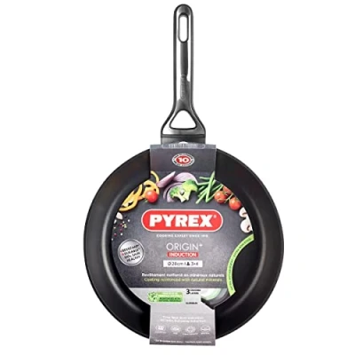 Image of Pyrex 3426470280259 Origin + Frying Pan, Aluminium, Black