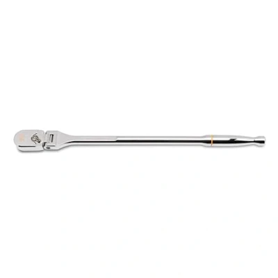 Image of GEARWRENCH 1/2&quot; Drive 120XP Full Polish Chrome Flex Head Teardrop Ratchet 81306XP