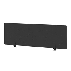 Image of Air Desktop Screen 1400x400mm Charcoal Fabric
