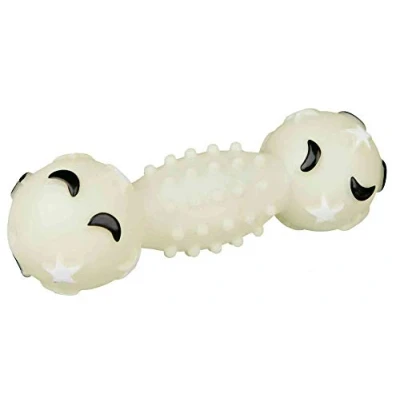 Image of Trixie Moonlight Phosphorescent Vinyl Dumbbell for Dog, 18 cm