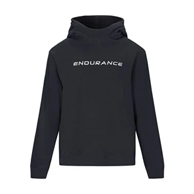 Image of Endurance Glakrum Unisex Sweatshirt with Brand Print 1001 Black, 140