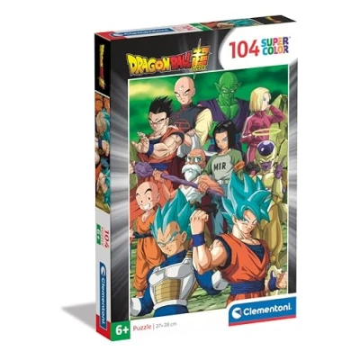 Image of Clementoni Jigsaw Puzzle Dragonball 104 Pieces Supercolor For Children 6 8 Years, Cartoon, Anime, Gift Boy/Girls, Kids, Made In Italy, 25757