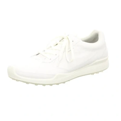 Image of ECCO Golf BIOM Hybrid shoes, Men&#039;s, Size: 9.5/10, White Leather