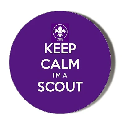 Image of Gift Insanity KEEP CALM I&#039;M A SCOUT 38mm Small Novelty Badge