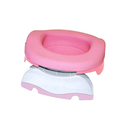 Image of Potte Plus Multifunctional Pots: Travel Pot, Toilet Reducer and House Pot Thanks to Soft Refill Pack 10 Disposable Liners (Light Pink)