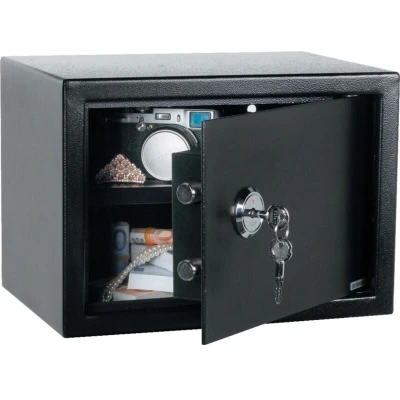 Image of Matlock Mechanical Keyed Safe Black 250 x 350 250mm