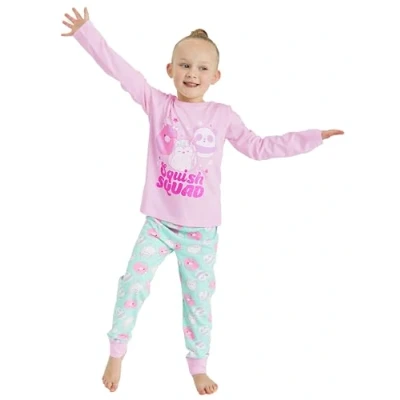 Image of Girls Squishmallows Pyjamas (Squishmallows Patterned, 5 6 Years)