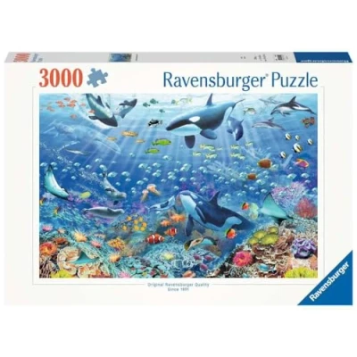 Image of Ravensburger Colourful Underwater World 3000 Piece Jigsaw Puzzles for Adults and Kids Age 12 Years Up Large Format Edition