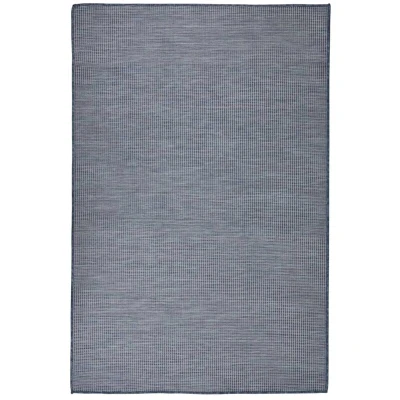 Image of vidaXL Outdoor Flatweave Rug 120x170 cm Blue