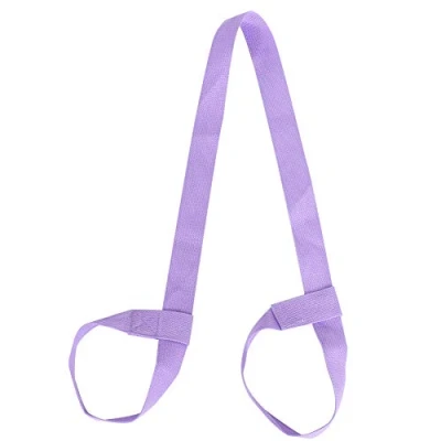 Image of Keenso Yoga Mat Strap, Adjustable Sling Strap Portable Carrier Belt Sports Gym(Light purple)boomerang