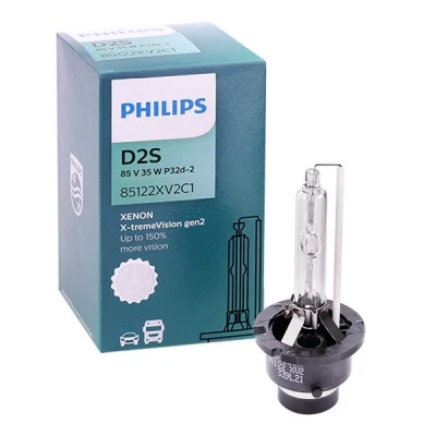 Image of 2764366 Light Bulbs PHILIPS Xenon X tremeVision gen2 85122XV2C1 D2S 85V 35W P32d 2 4800K AUDI: A6 C6 Saloon, TT Coupe, A3 Sportback