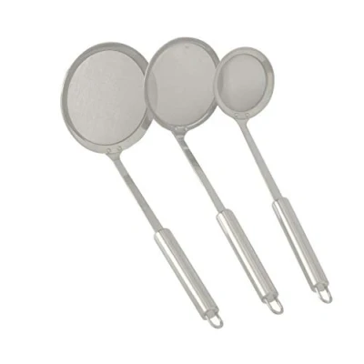 Image of KINGSUPER Hot Pot Fat Skimmer Spoon Stainless Steel Mesh Food Strainer for Oil Filter Skimming Grease and Foam