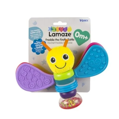 Image of Lamaze Freddie the Firefly Baby Rattle for Newborn Babies, 0 Months+