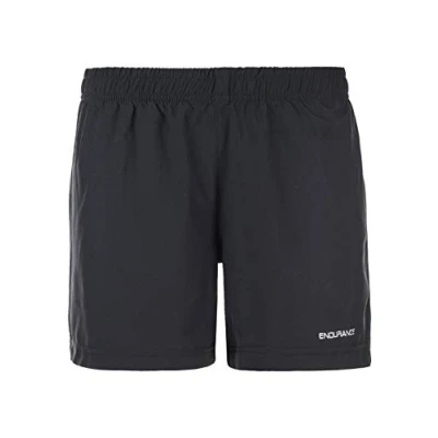 Image of Endurance Yarol 2 in 1 Running Shorts, Size 12, Black for Women Comfortable and Versatile All Your Runs
