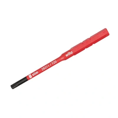 Image of Wiha 28342 T20 x 75mm Insulated Slim Torx Torque Screwdriver Blade