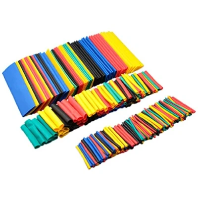 Image of 164 Pieces ​Heat Shrink Tube Wire Wrap Cable Sleeve Assortment Ratio 2:1 Electric Insulation Fast Heat Shrinkage Kit Tubing for Electrical