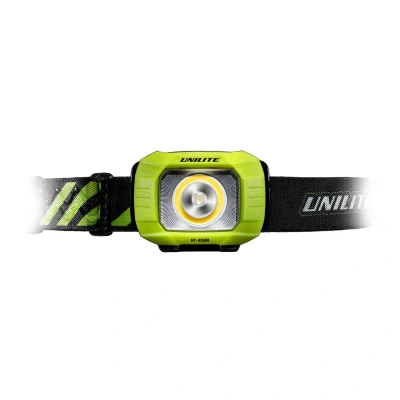 Image of Unilite HT 650R Rechargeable Head Torch 650 Lumen Output with Flood/Spot Function ,White
