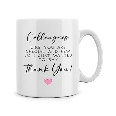 Image of Rib ticklerz Colleagues Like You are Special and Few Mug Gift Friendship Colleague Appreciation Coffee Tea Cup Bestie Best Friend Present Birthday MG502