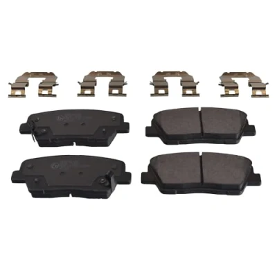 Image of 58302J5A05 Brake pad set BLUE PRINT ADG042126 Rear Axle with acoustic wear warning KIA: Stinger Hatchback, SORENTO 2, Box Body / Hatchback