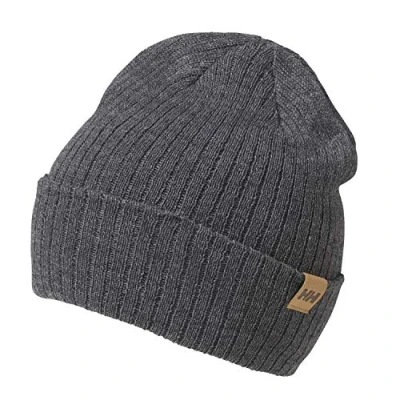 Image of Helly Hansen Men&#039;s Business Beanie, Charcoal Melange, One Size