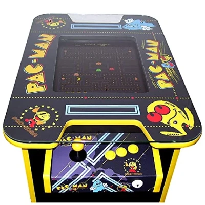 Image of Jamma Multi Game Retro Arcade Cocktail Table Ready to Play Pac Man Themed (60 Model)