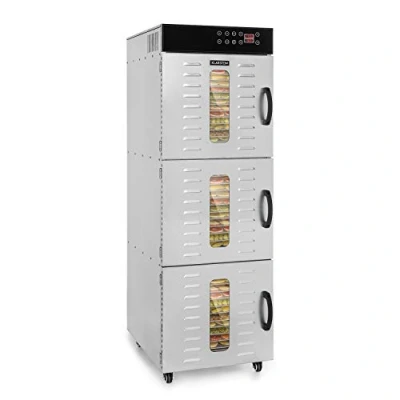 Image of Klarstein Master Jerky 550 Pro Automatic Dehydrator Professional/Gastronomy, With 36 Levels, 2400 W, Capacity: 5.47 m², Thermostat: 40 90 C, 54 kg Fruit/Vegetables, Stainless Housing