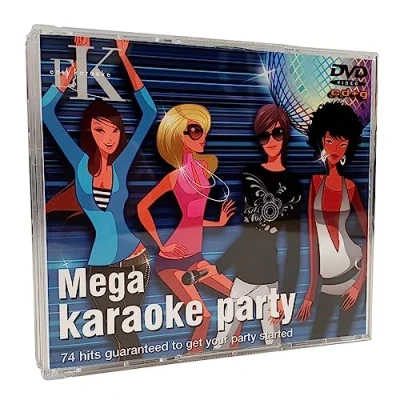 Image of Easy Karaoke EKMKP Mega Party 4 x CD+G (CDG) 1 DVD Pack 74 Songs for the Ultimate
