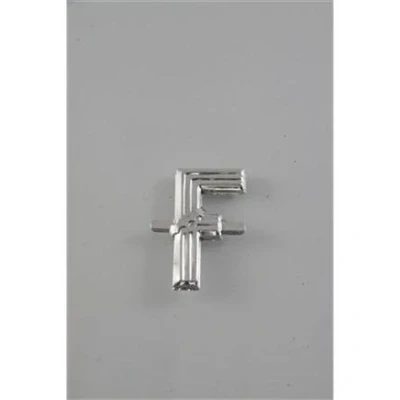 Image of OASIS® Aluminium Letter F (pack of 10)