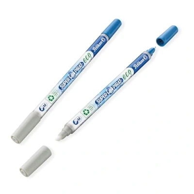 Image of Pelikan SuperPirat Eco Ink Eraser Line Width M (Multi Tip) Blister Pack of 2