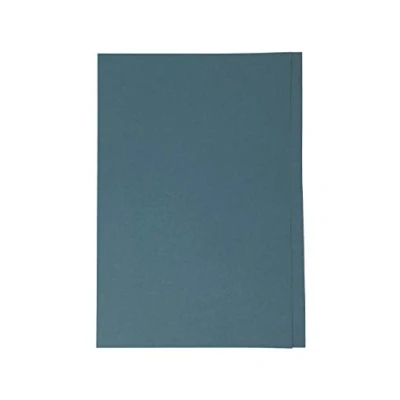 Image of ValueX Square Cut Folder Manilla Foolscap 180gsm Blue (Pack 100)