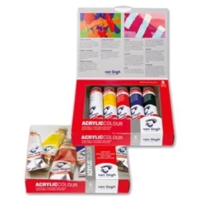 Image of Van Gogh Acrylic colour starter set 5 x 40 ml